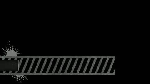 07 lowerthird design gray Stock Footage