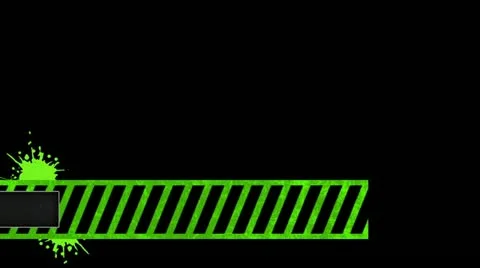 07 lowerthird design green Stock Footage 11519726