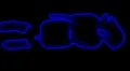07 - Vertical HD sexy dancer silhouette - blue on black HD Footage