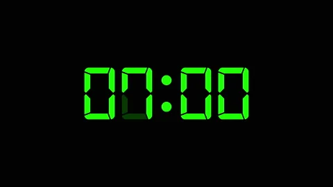 07:00 - digital animation concept. Stock Footage 222130204