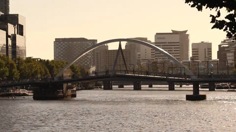 071 river bridge Stock Footage 34193716