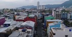 Aerial Footage of Phuket Patong, Thailand