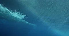 Underwater View of Ocean Wave