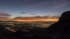 Los Angeles San Fernando Valley Night to Sunrise Time Lapse