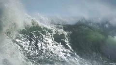 Ocean big wave storm sea nature