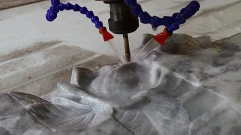 074 stone milling Stock Footage 154203658