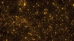 Gold Particles Glitter Glamour Background Loop Animation
