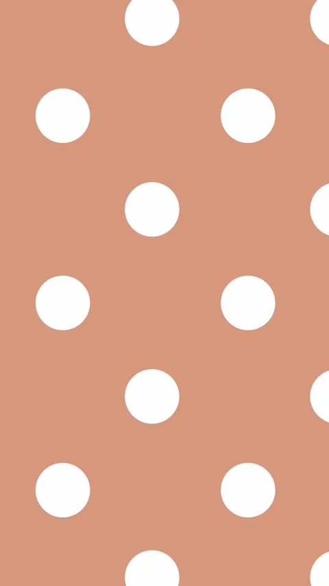 075_Pastel polka dot pattern on light brown.mp4 Stock Footage 348100526