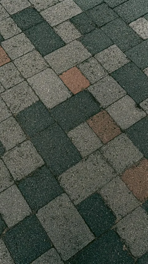 076_Asphalt roof shingles texture pattern.mp4 Stock Footage 345817642