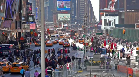 0770 Times Square, NYC Stock Footage 33728979