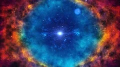 Helix Nebula creation. Supernova.