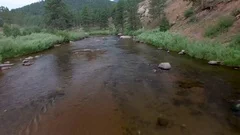 4K Aerial Drone Footage of Colorado's South Platte River, home of fly fishing