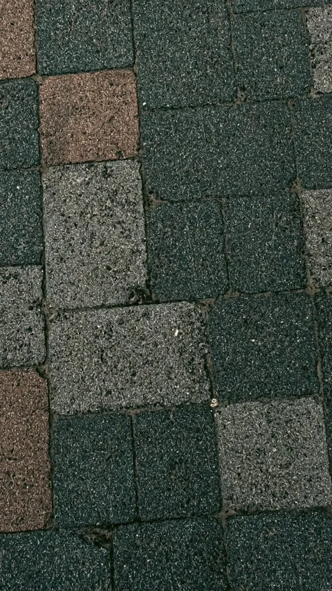 077_Textured asphalt shingles pattern.mp4 Stock Footage 345817650