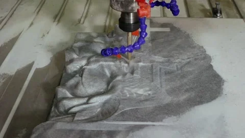 078 stone milling Stock Footage 154203726