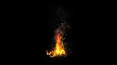 Looping Campfire 1080p