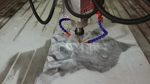 079 stone milling Stock Footage 154203716