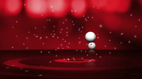 08 bingo red text Stock-Footage 22322548