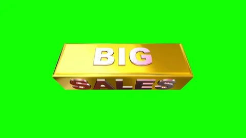 08 Text Animation with Graphics Gold Ingot Big Sales 스톡 동영상 129253592