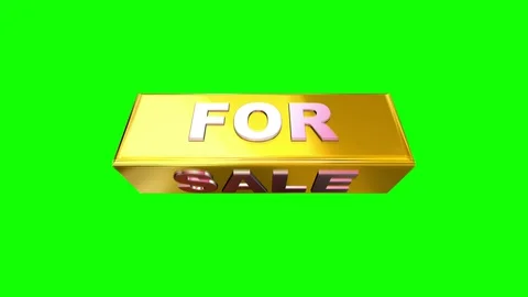 08 Text Animation with Graphics Gold Ingot For Sale 库存影片 129253939