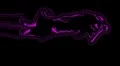 08 - Vertical HD sexy dancer silhouette - magenta lines on black HD Footage