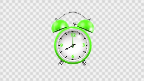 08.00 Alarm Clock Alpha Stockbeeldmateriaal 276286224