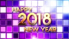 HAPPY NEW YEAR 2018 Animation Background