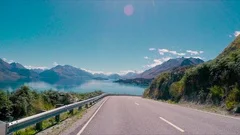 Incredibly beautiful Road trip in New Zealand near Queenstown