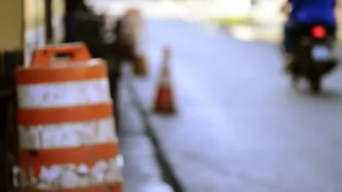 On 08/07/2023, skilled workers and machinery transform roads in San Salvado.. Stock-Footage 247876690