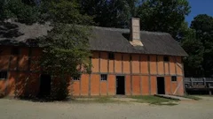 Jamestown Fort- Early Colonial House