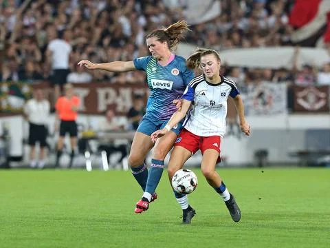  08.09.2023, Fussball DFB Pokal Frauen 2023/2024, 2. Runde, FC St. Pauli -... Stock Photos