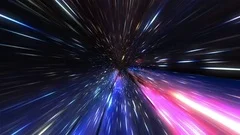 Hyper Speed Flight Into Galaxy
