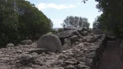 Sardinia, Megalithic Grave of Mont'e S'Abe Giant Tomb
