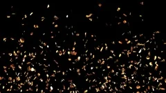 Golden Confetti Party Popper Explosion