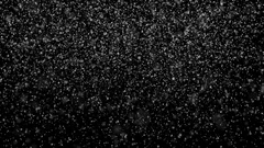 Whether background of snowfall Isolated on black (luma matte). Seamless looped