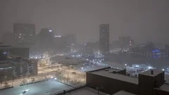 Baltimore Overnight Snow Time Lapse