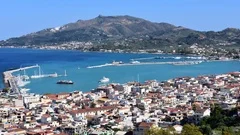 4K Timelapse of Zante Harbour, Zakynthos island, Greece