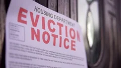 House Eviction Notice Sign For Repossession, Bank Home Mortgage Or Rent Debt 4K