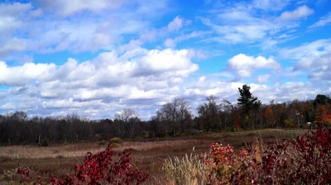 0843 Amazing clouds over Warwick, NJ  Stock Footage 33768105