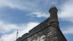 St Augustine Stone Fort Turret in Florida