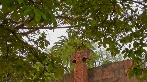 0857 One afternoon in the cemetery Stock Footage 34857950