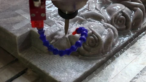 088 stone milling Stock Footage 154203756