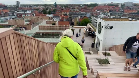 09-07-2022 Aarhus, - Salling Rooftop-2022 Stockbeeldmateriaal 200999728