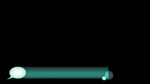 09 lowerthird design cyan Video stock 11519781