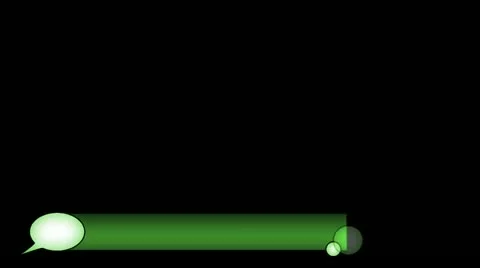 09 lowerthird design green Stock Footage 11519786