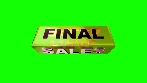 09 Text Animation with Graphics Glass Ingot Final Sales Vidéo 129312696