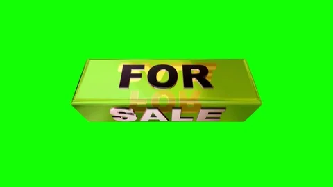 09 Text Animation with Graphics Glass Ingot For Sale 库存影片 129312842