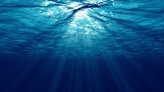 Underwater Scene With Sunrays