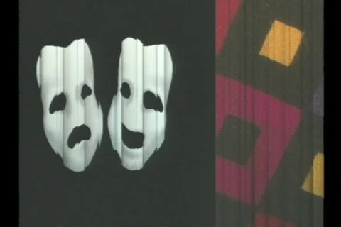 0908 Drama Dramatic Curtains open Stock Footage 831910