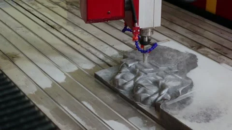 091 stone milling Stock Footage 154203781