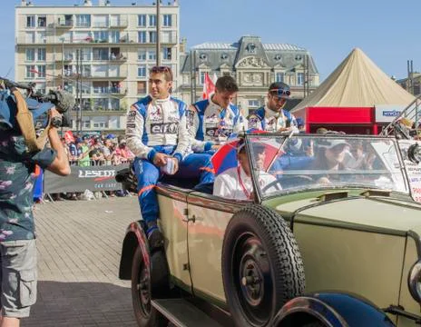 LE MANS, FRANCE - : Team of Alpine A470 - Gibson of Signatech Alpine ...